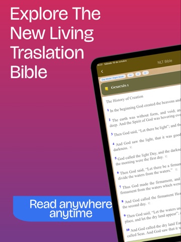 NLT Bible Offline in English iPad screenshot