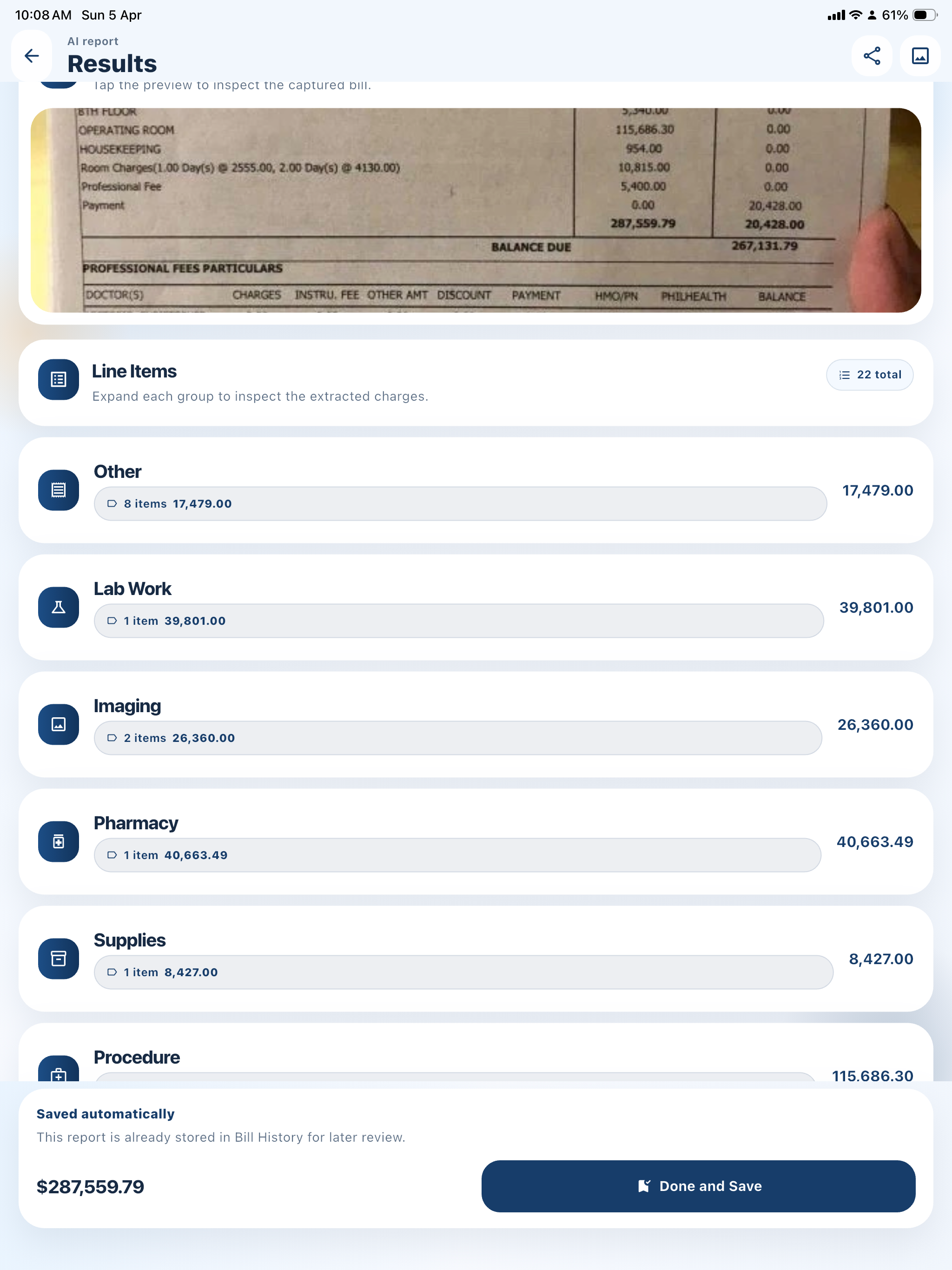 MyBill Decoder
