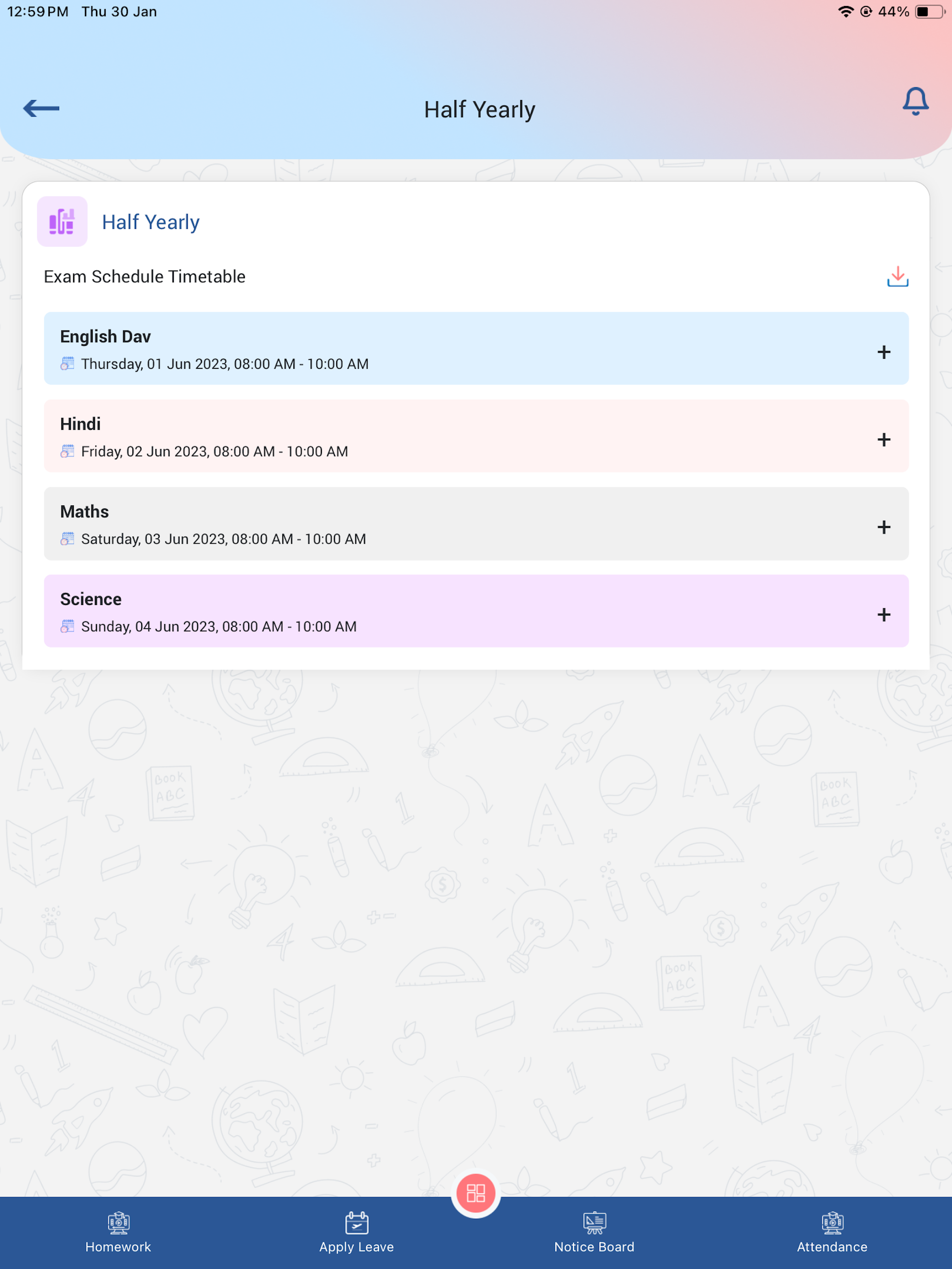 SIS K12 screenshot 12