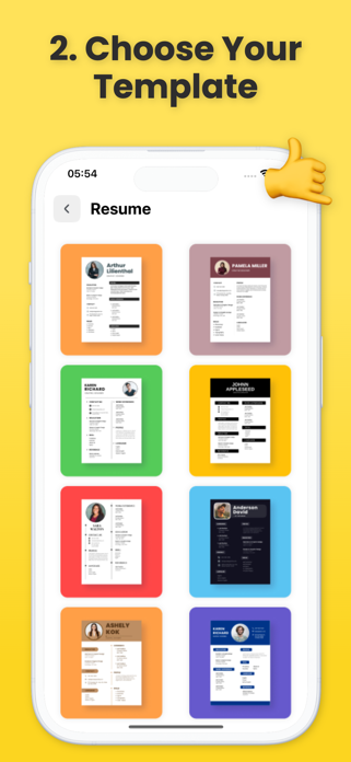 Resume Templapte CV Maker Screenshot 4 of 5