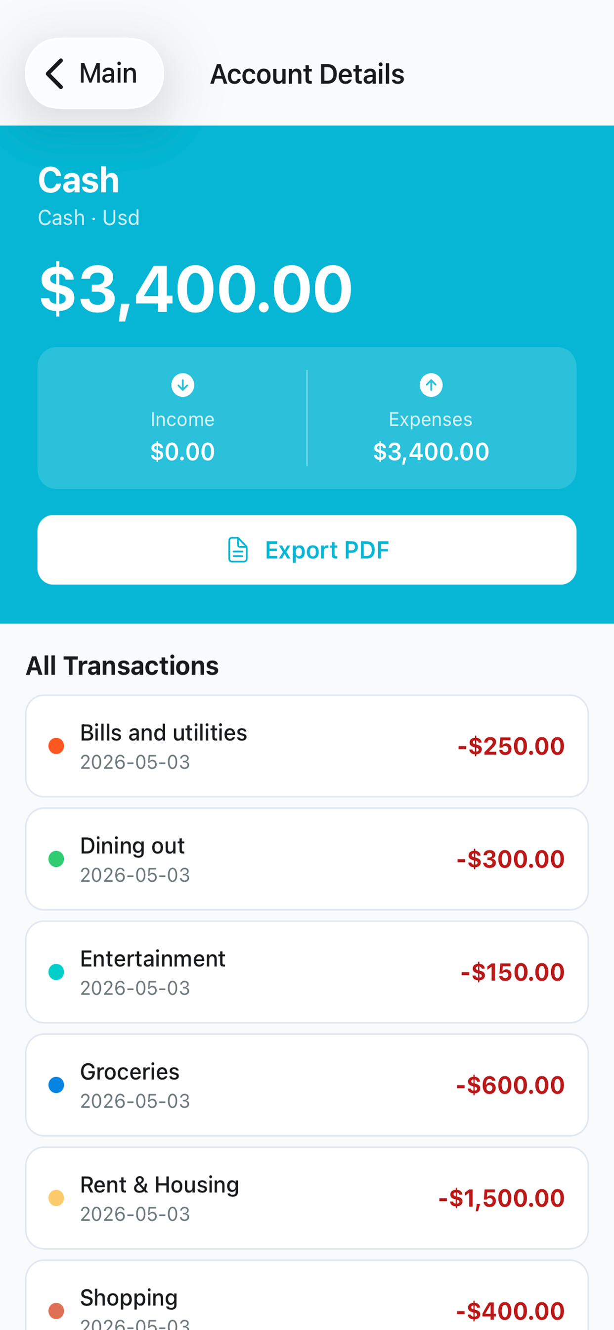 Fynance — Smart Budget Control screenshot 6