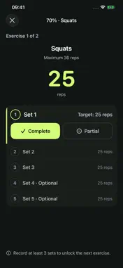 70% Workout screenshot 1