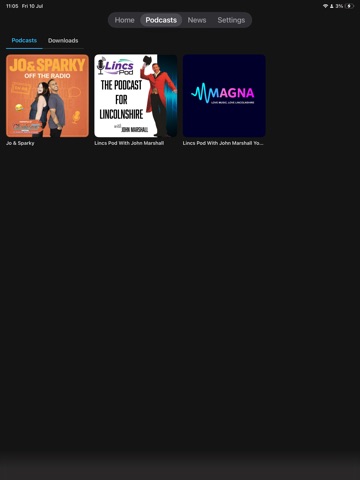 Magna Radio iPad screenshot
