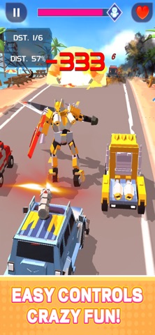 Smash Car: Robot Racing iPhone screenshot