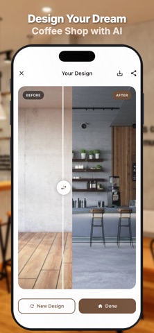 AI Coffee Shop Design Screenshot 4 of 7