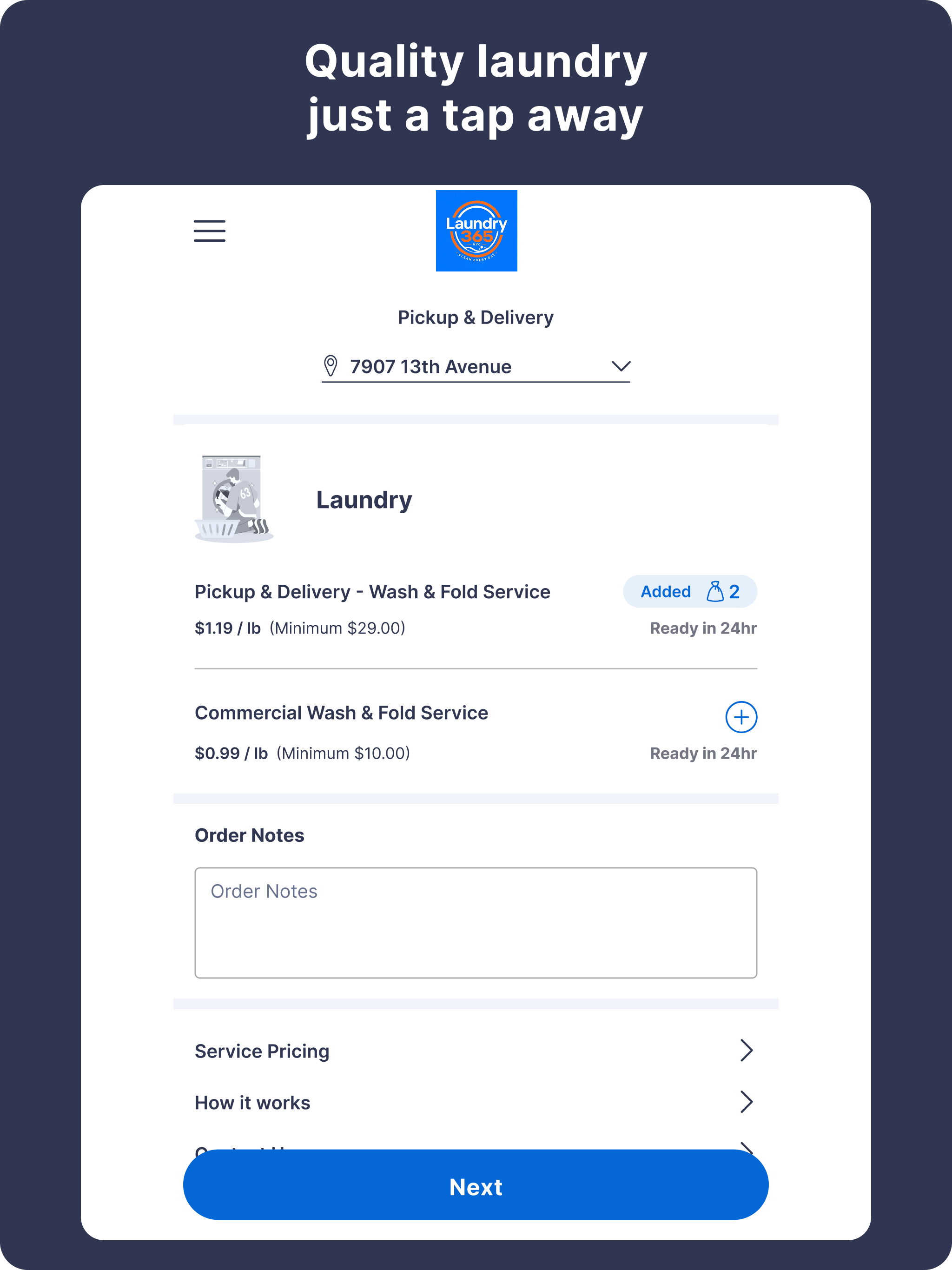 Laundry 365 screenshot 4