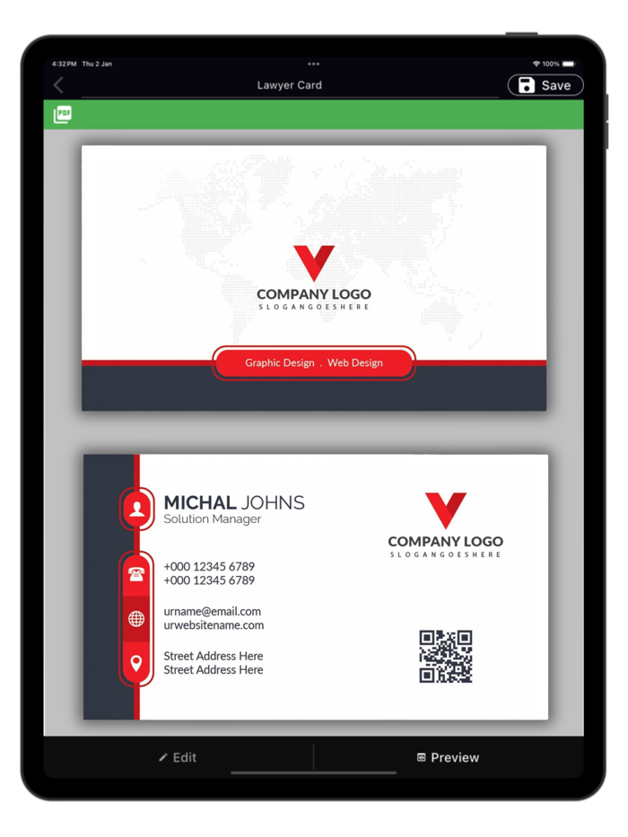 Business, Visiting Card Maker