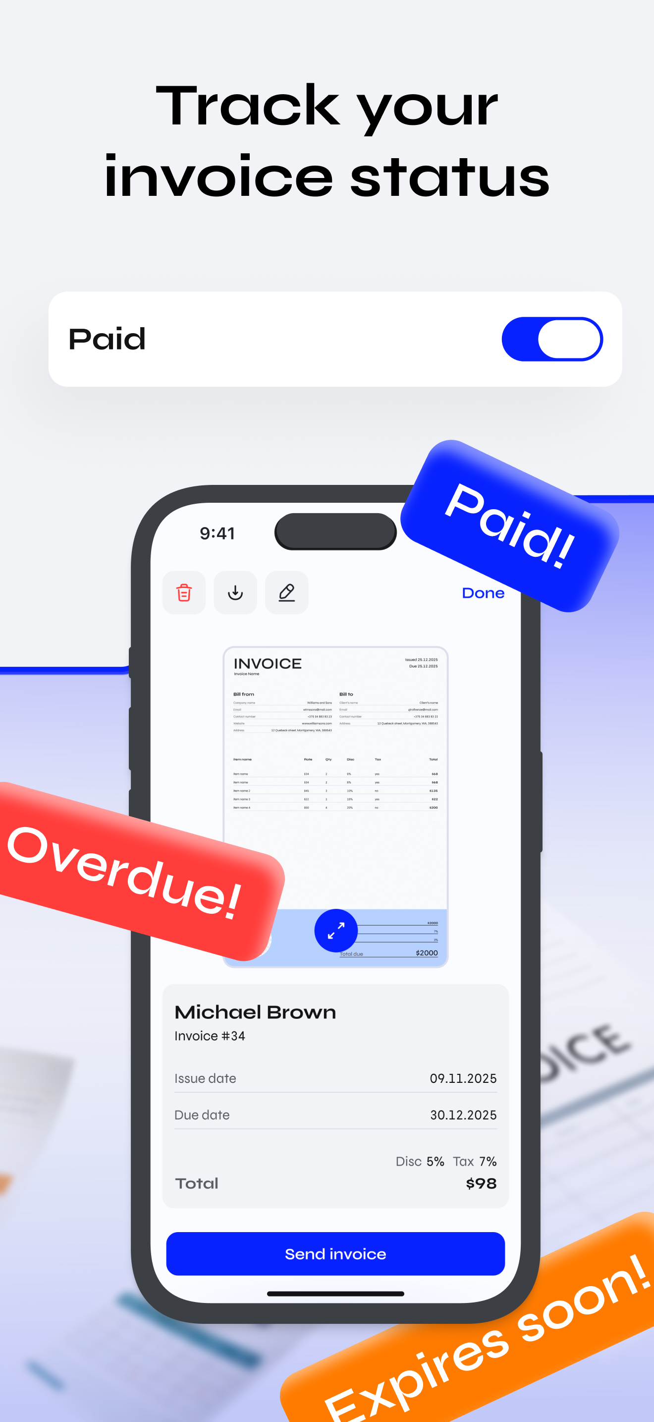 Invoice Maker: Receipt Scanner screenshot 3