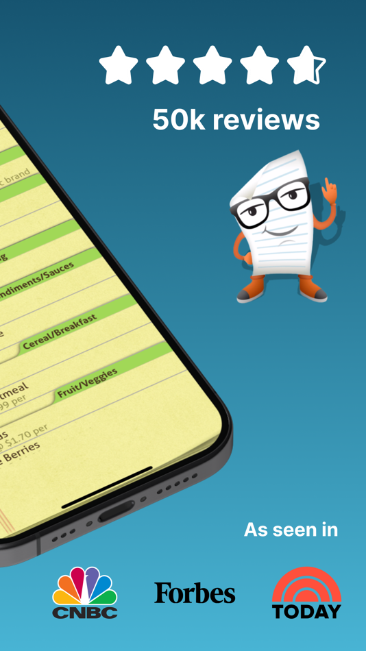 #2. List Ease: Shared Grocery List (iOS) 由: inMarket Media, LLC