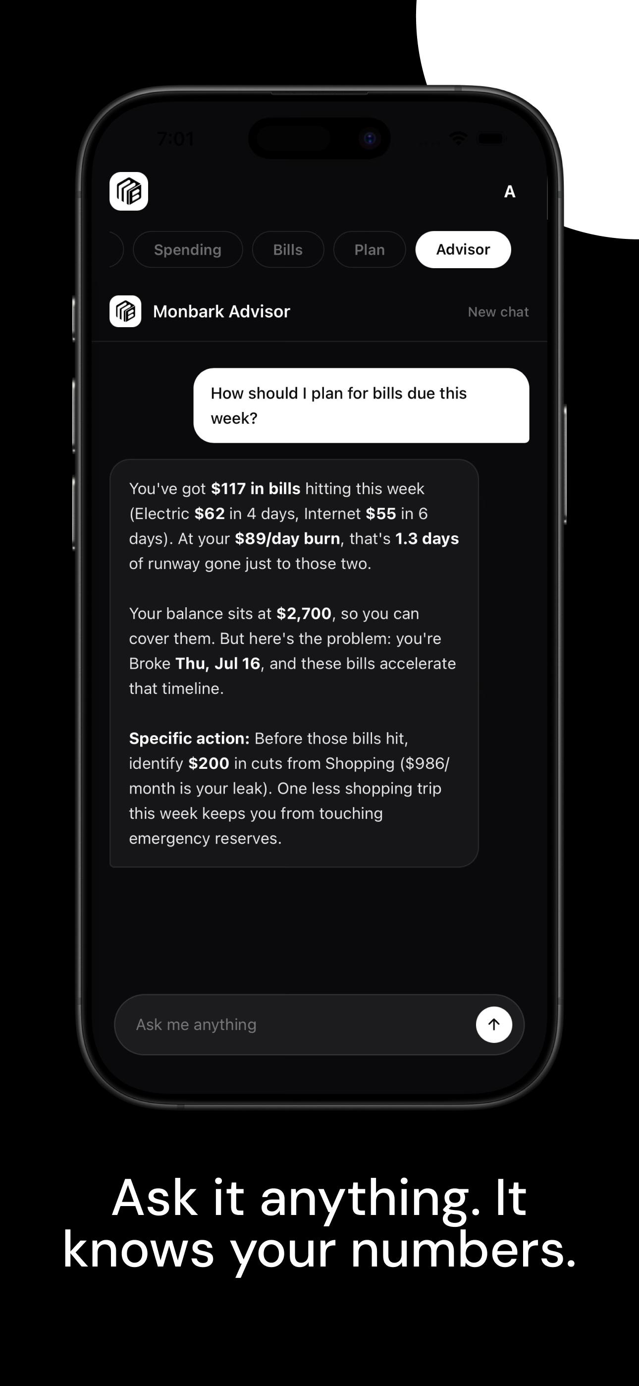 Monbark: Budget & Money Track