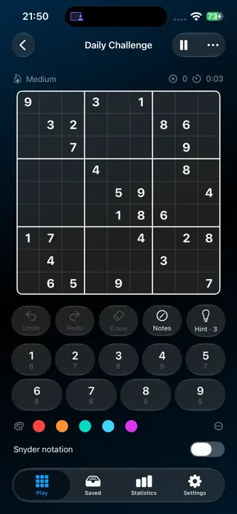 mySudoku: Learn & Play screenshot 9