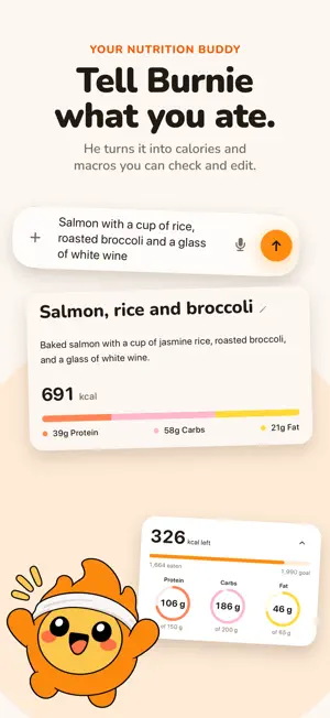 Burnie: AI Calorie Tracker screenshot 1