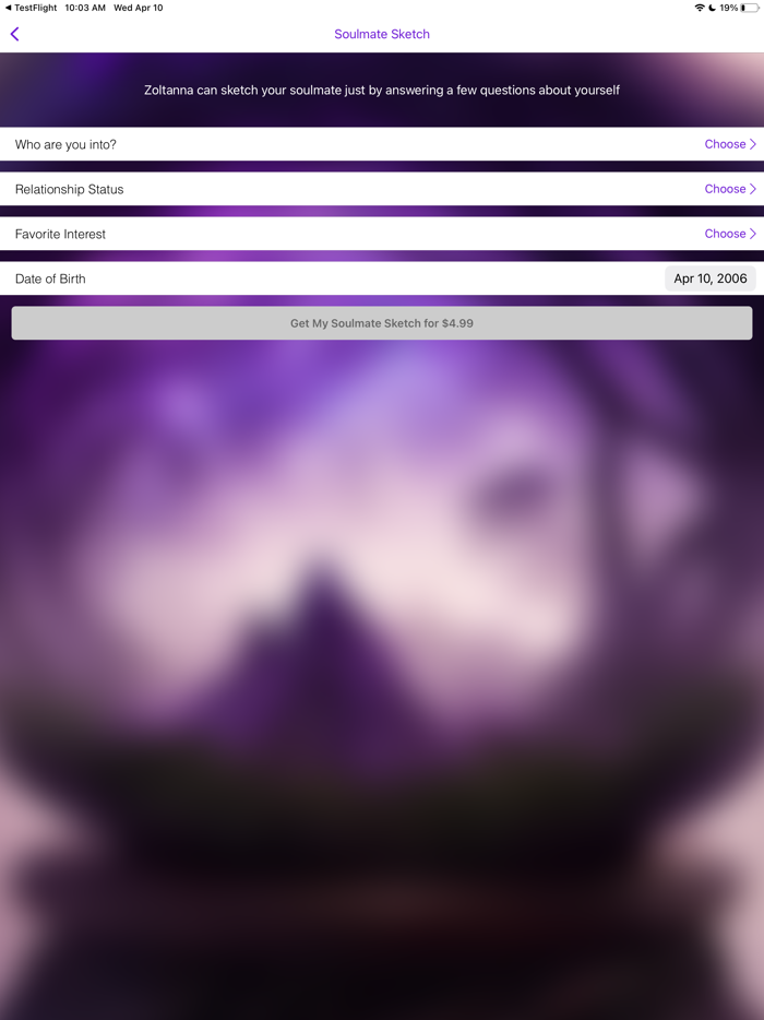 Zoltanna - Soulmate Sketch