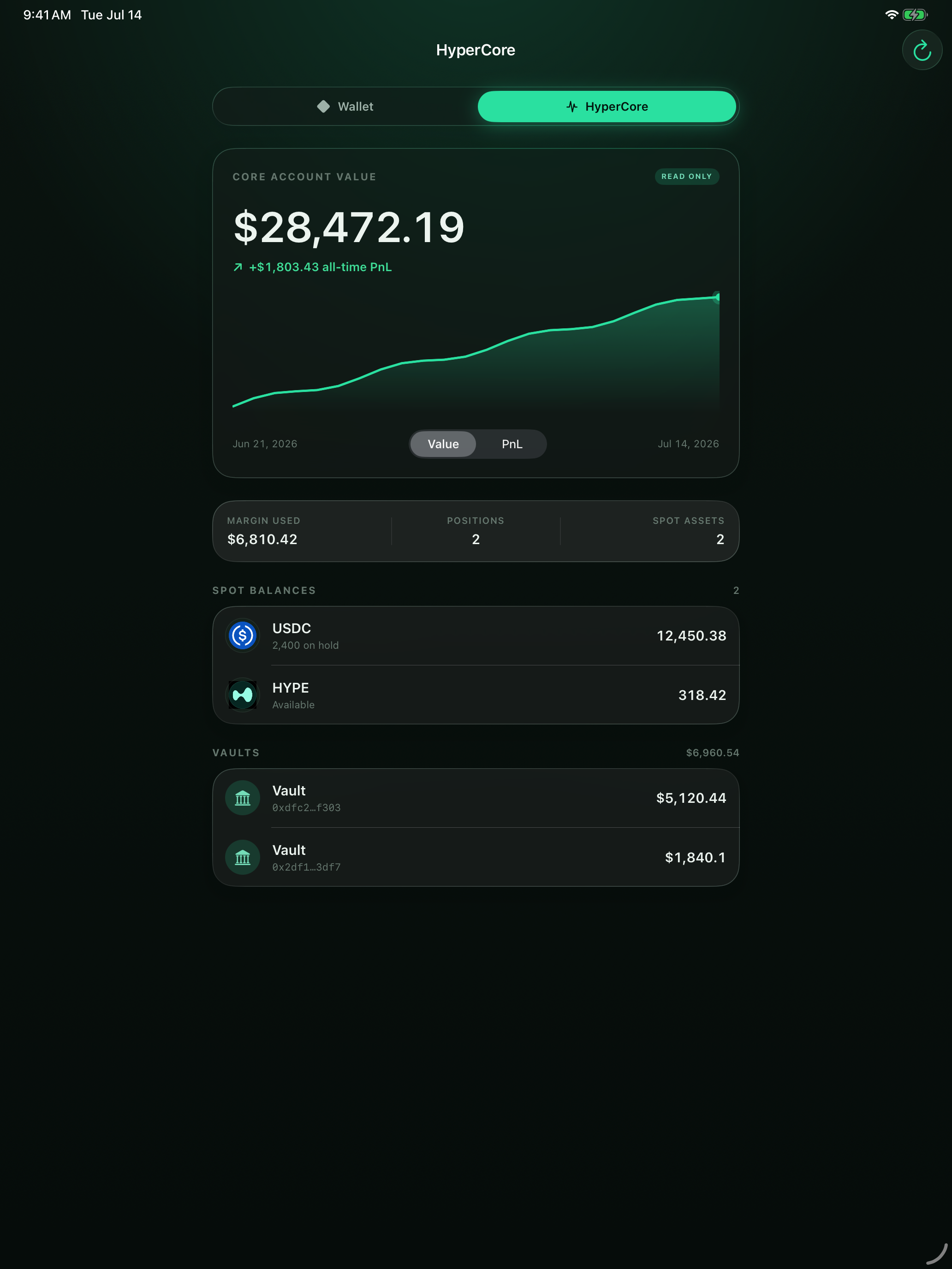 Onyx: HYPE Wallet screenshot 12