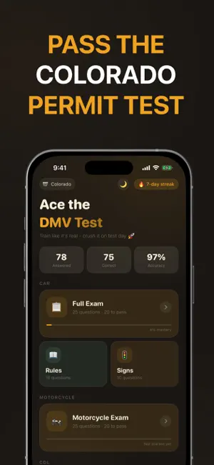 Colorado DMV Practice Test Pro screenshot 1