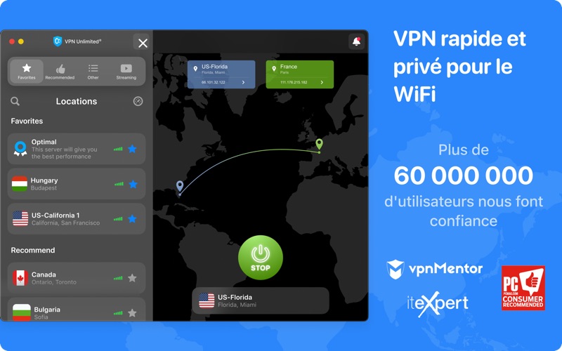Screenshot #1 pour VPN Unlimited: Secure VPN