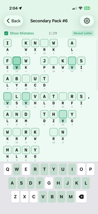 Cryptograms by Lex.Games screenshot 2