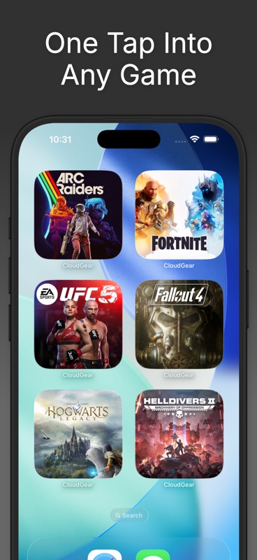 CloudGear: PC Gaming Browser screenshot 4
