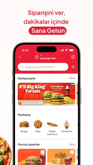 Tıkla Gelsin® - Yemek Siparişi iPhone Ekran Görüntüsü 4