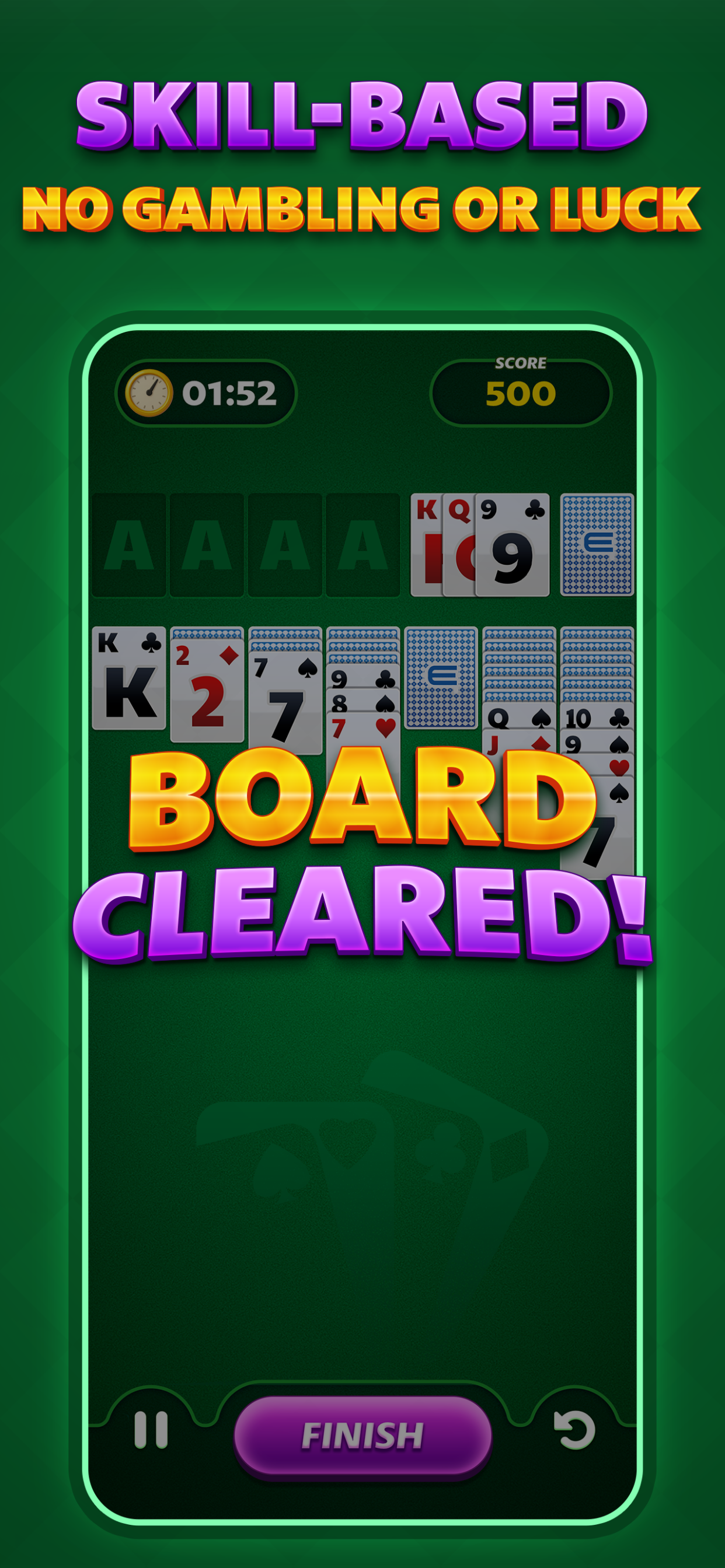 Real Money Solitaire Skill screenshot 6