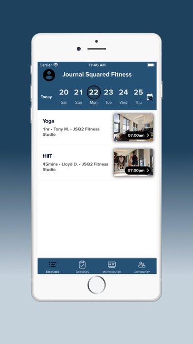Journal Squared Fitness Screenshot