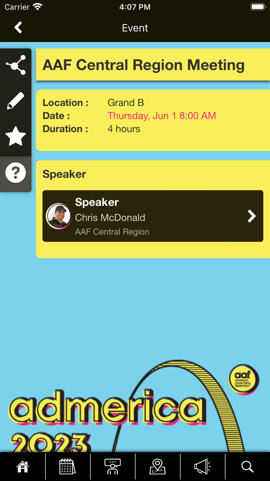 #3. AAF Events (iOS) بواسطة: AMERICAN ADVERTISING FEDERATION
