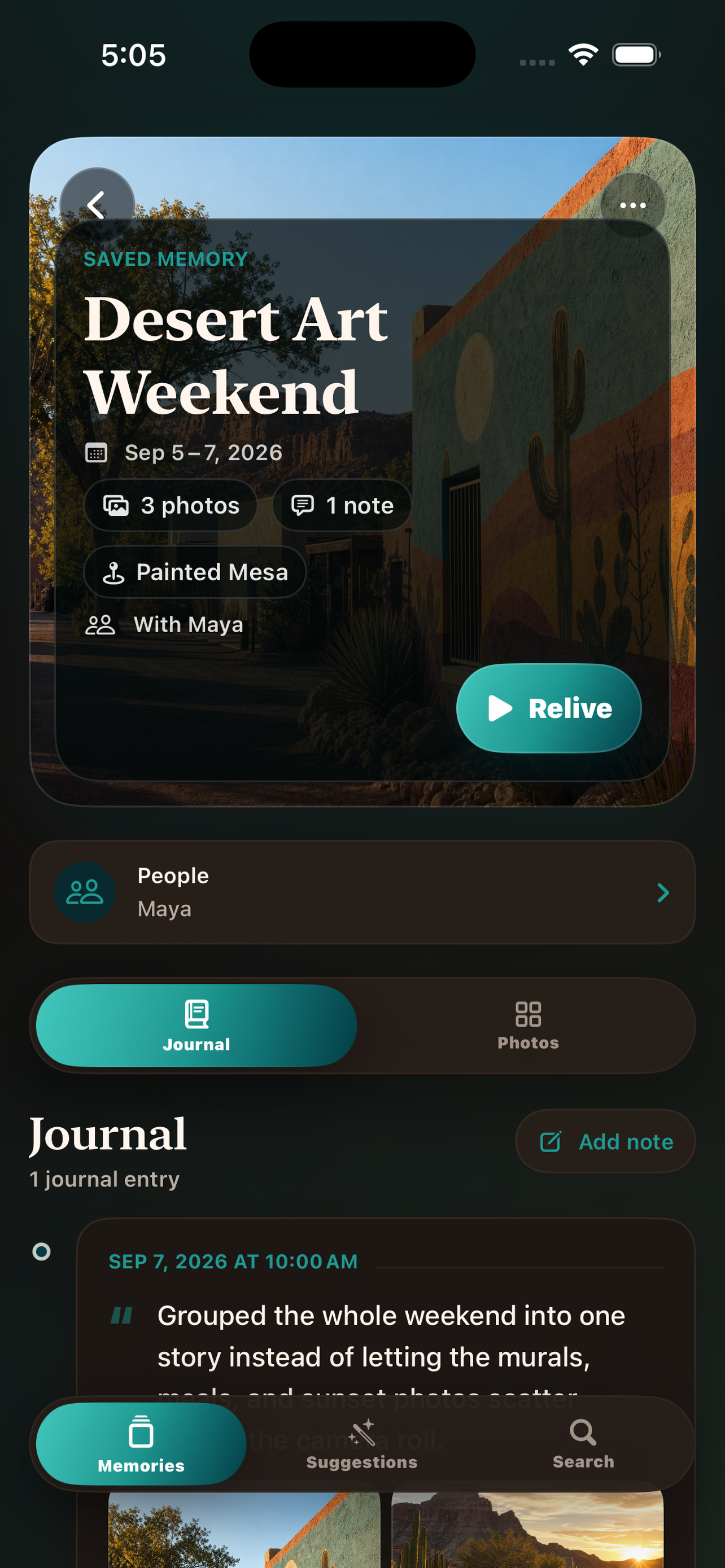 Memories Journal screenshot 4