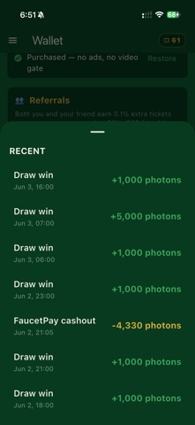 Photon Poker - Go LTC iPhone screenshot