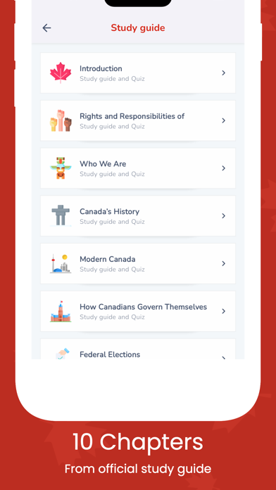 Discover Canada Test 2025 Screenshot