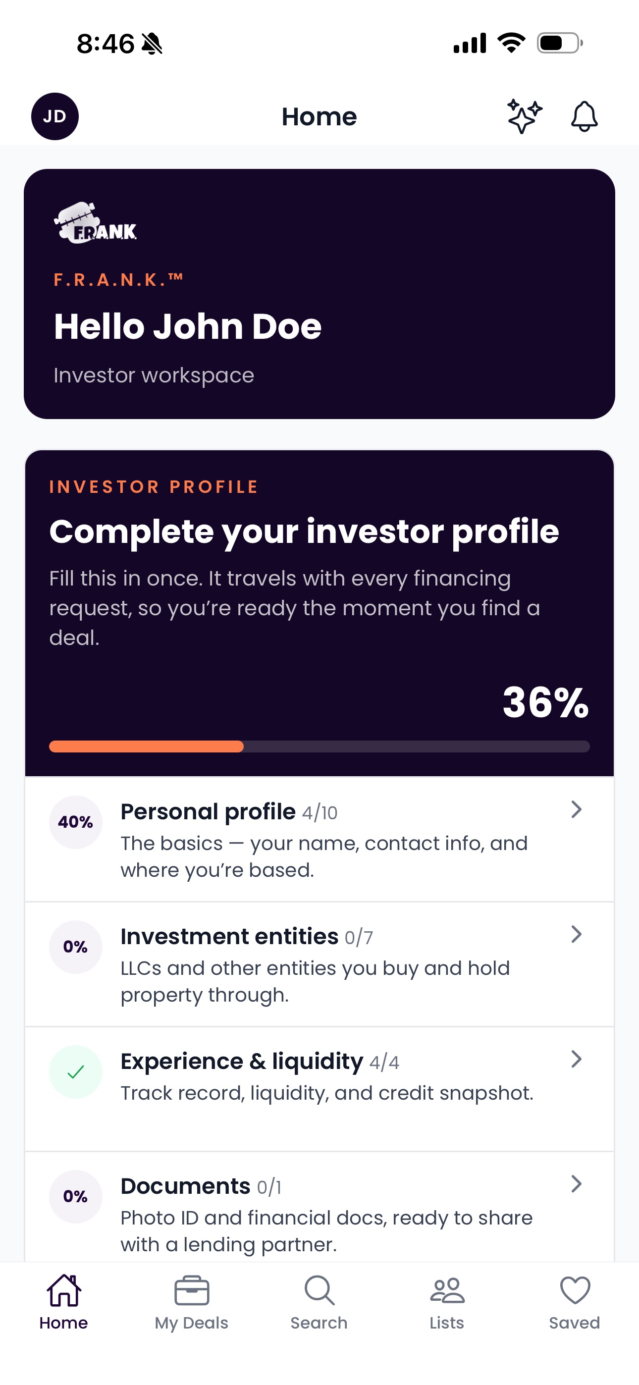 Screenshot 1 of Frank: Real Estate