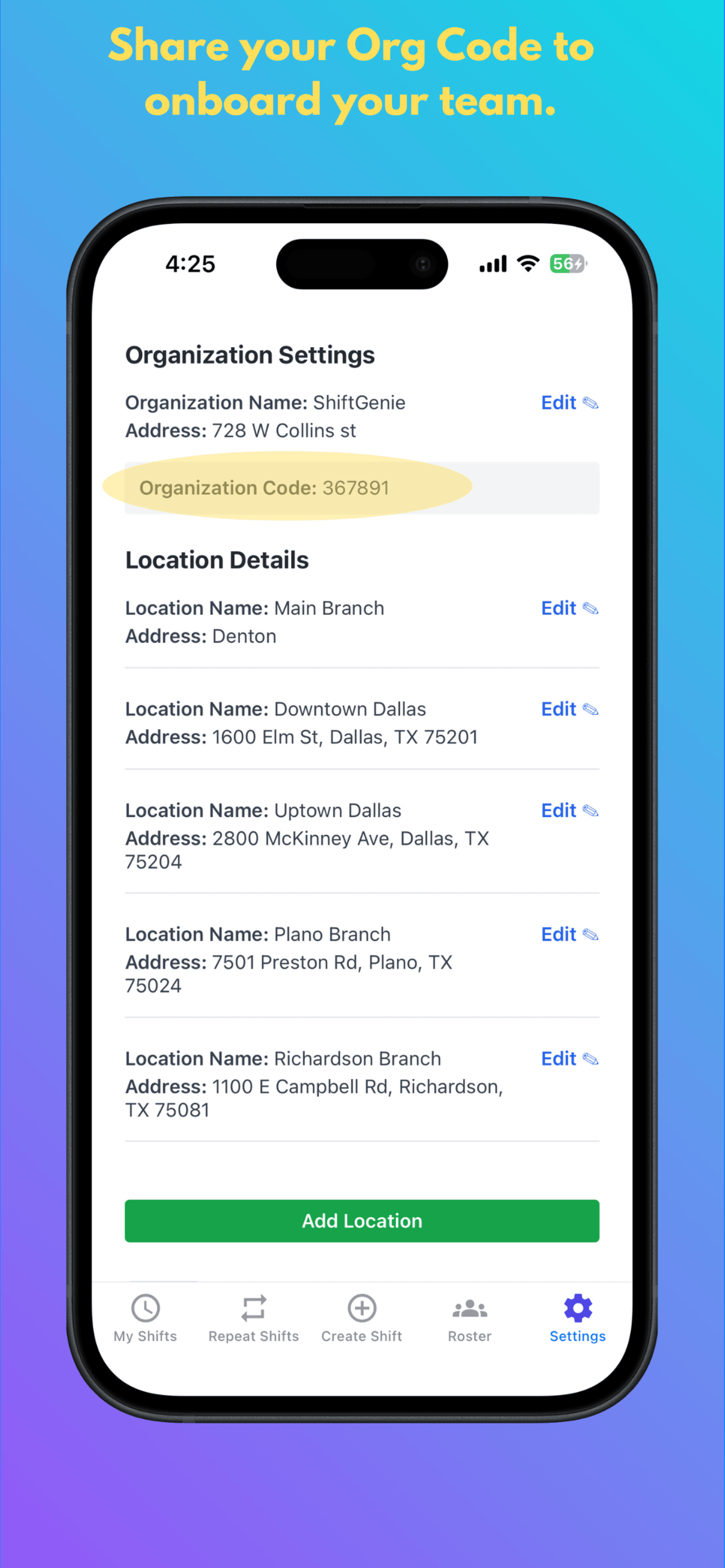 ShiftGenie screenshot 3