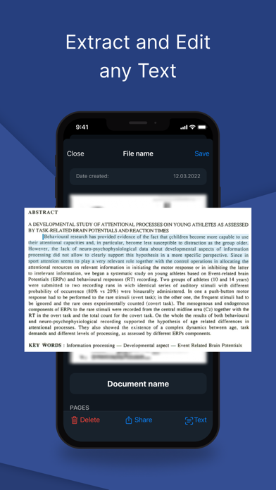 PDF Scanner by ScanWise iPhone screenshot 4 - Business app