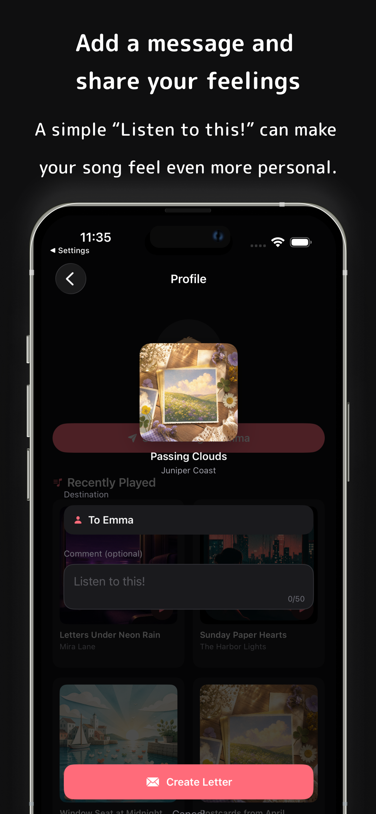 SongLetter: Send a Song screenshot 3