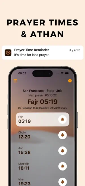 Taqwa Time - Prayer Times iPhone screenshot 2