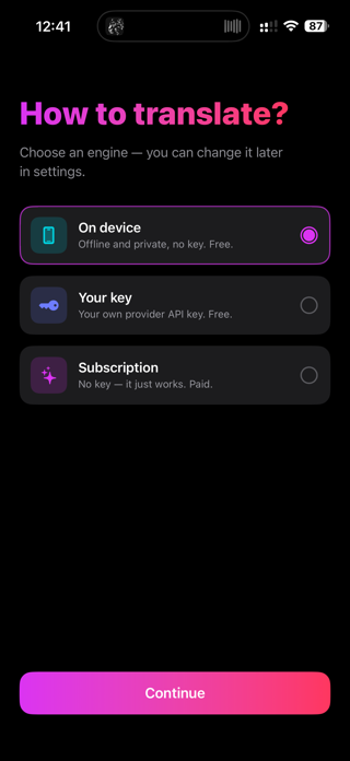 Geminate — Translate Keyboard Screenshot 3 of 5