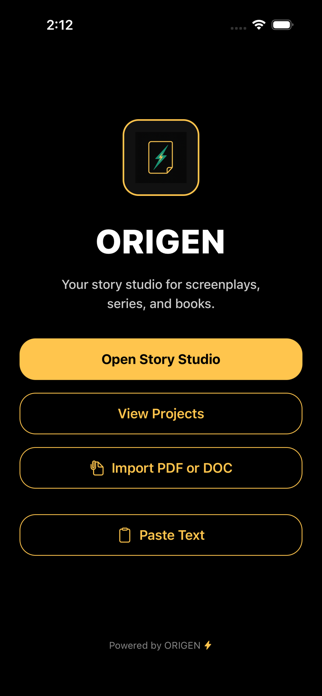 ORIGEN Screenshot 1 of 4