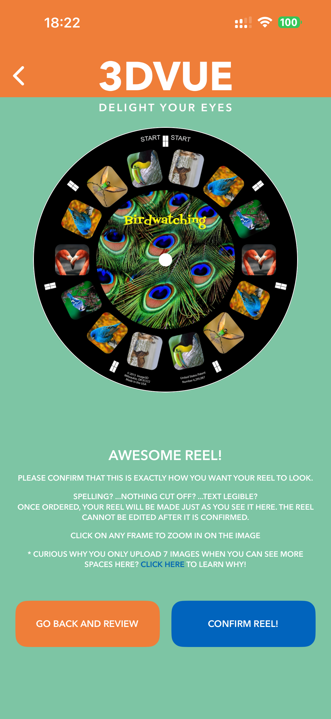 3DVUE - Custom 3D Reel Builder