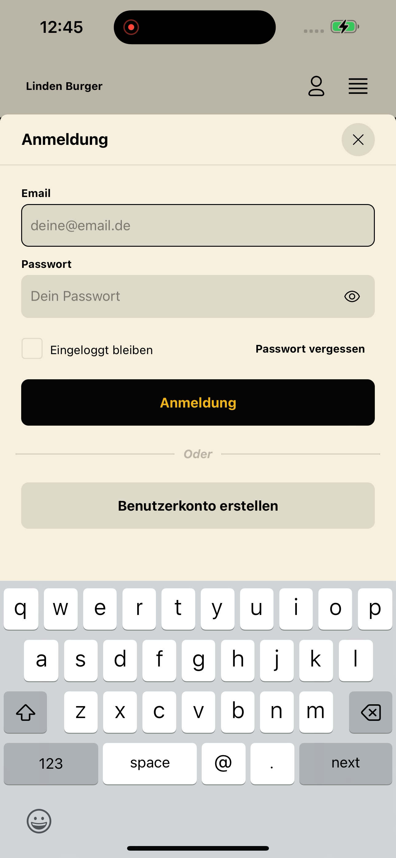 Linden Burger Potsdam screenshot 3