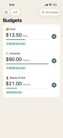 Wren – Daily Expense Tracker iPhone screenshot