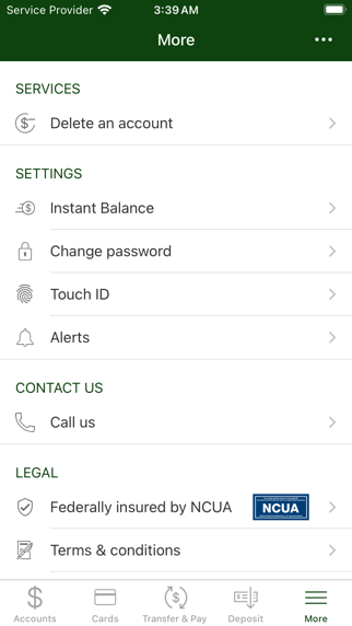 San Juan Mountains CU iPhone screenshot 4 - Finance app