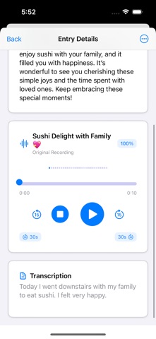 VoiceAI Note screenshot