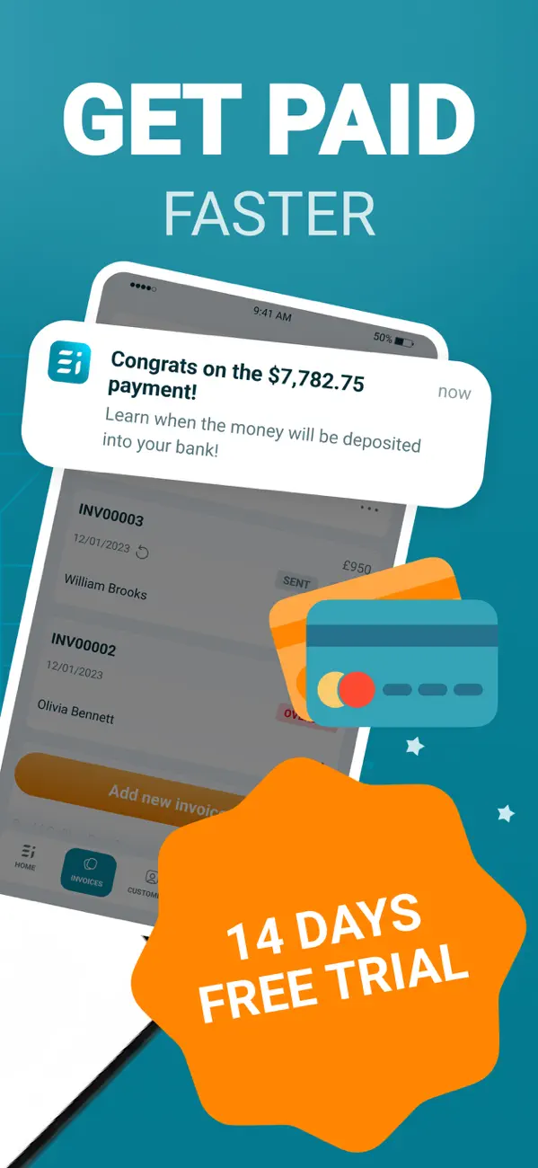 Screenshot #3 pour Easy Invoice Maker & Generator