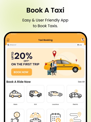 TaxiCube User iPad screenshot