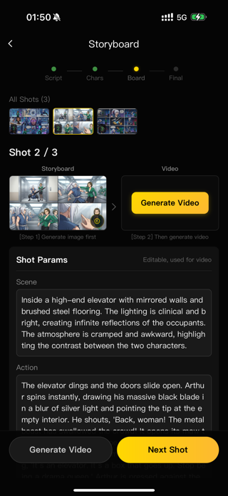 Moonling AI -Comic Drama Maker Screenshot 3 of 4