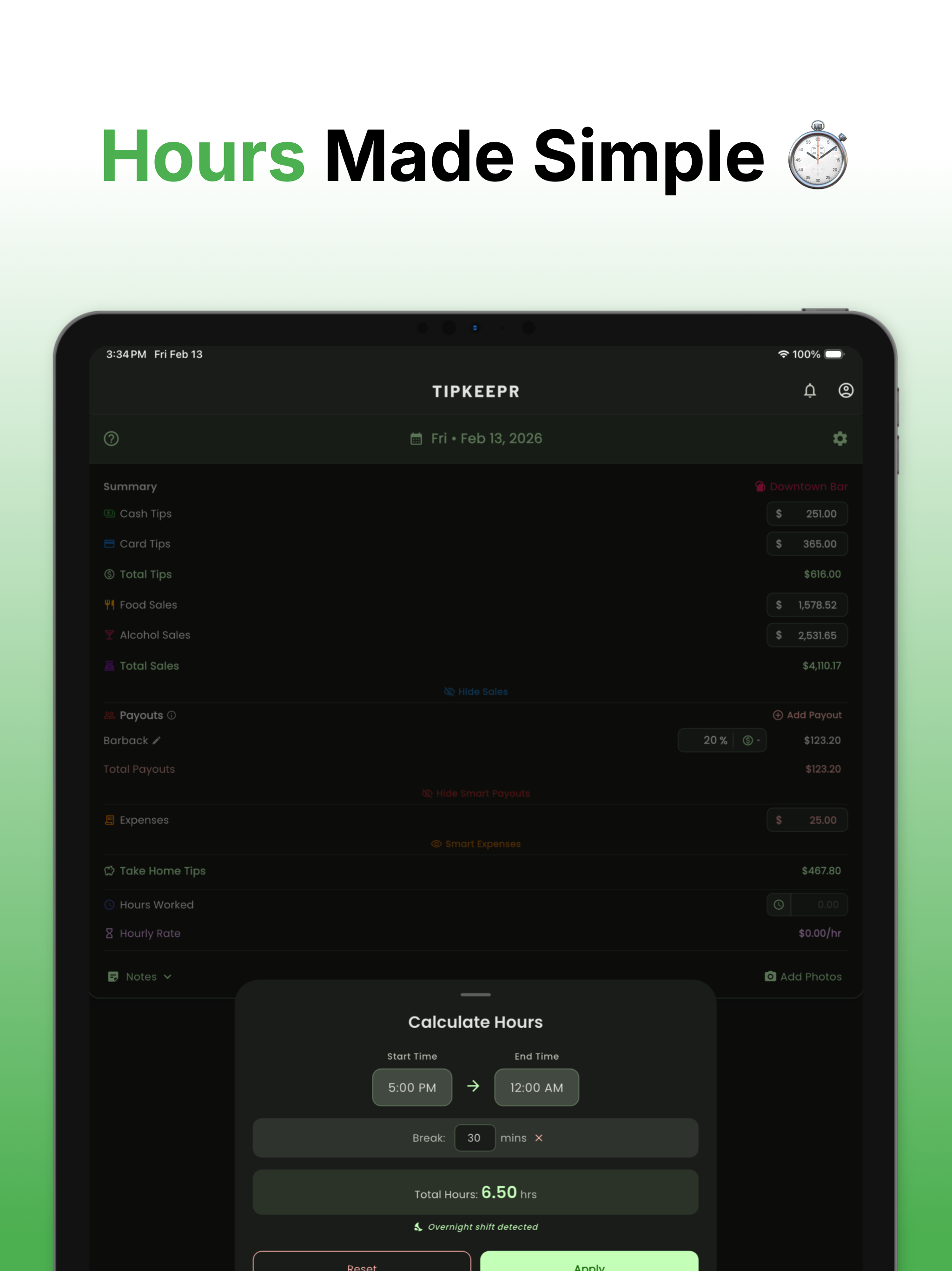TipKeepr - Tip Tracker