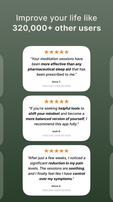 Oneleaf: Health & Relaxation Screenshot 4 - AppWisp.com Oneleaf: Health & Relaxation Screenshot 4 - AppWisp.com