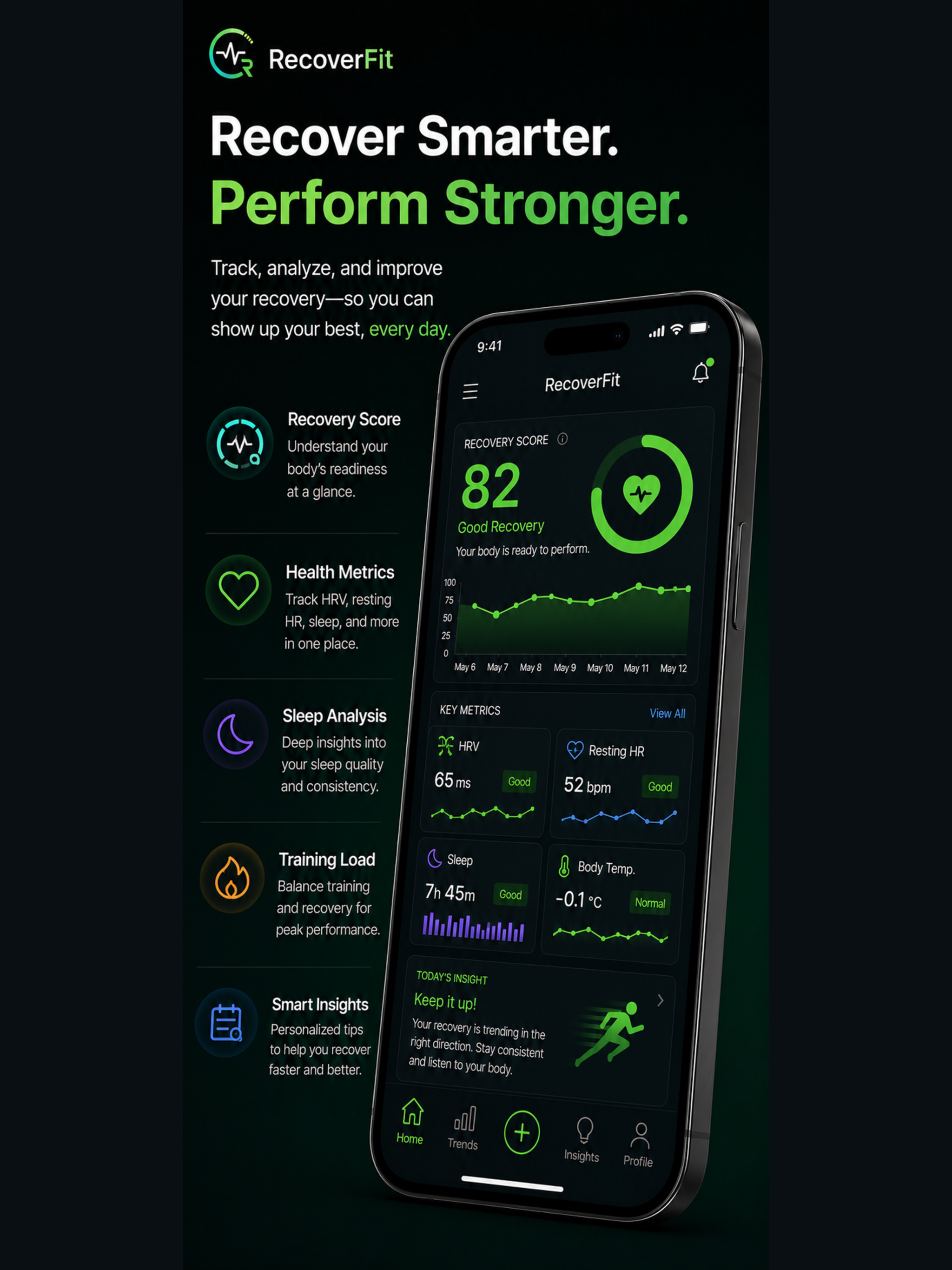 RecoverFit: HRV & Recovery screenshot 17