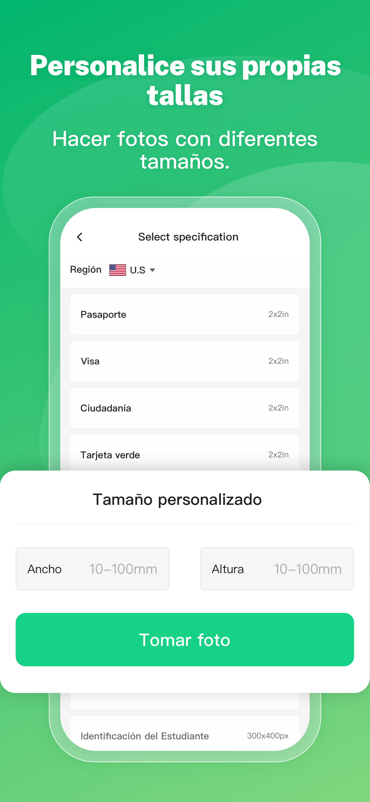 Foto Carnet-Foto Pasaporte