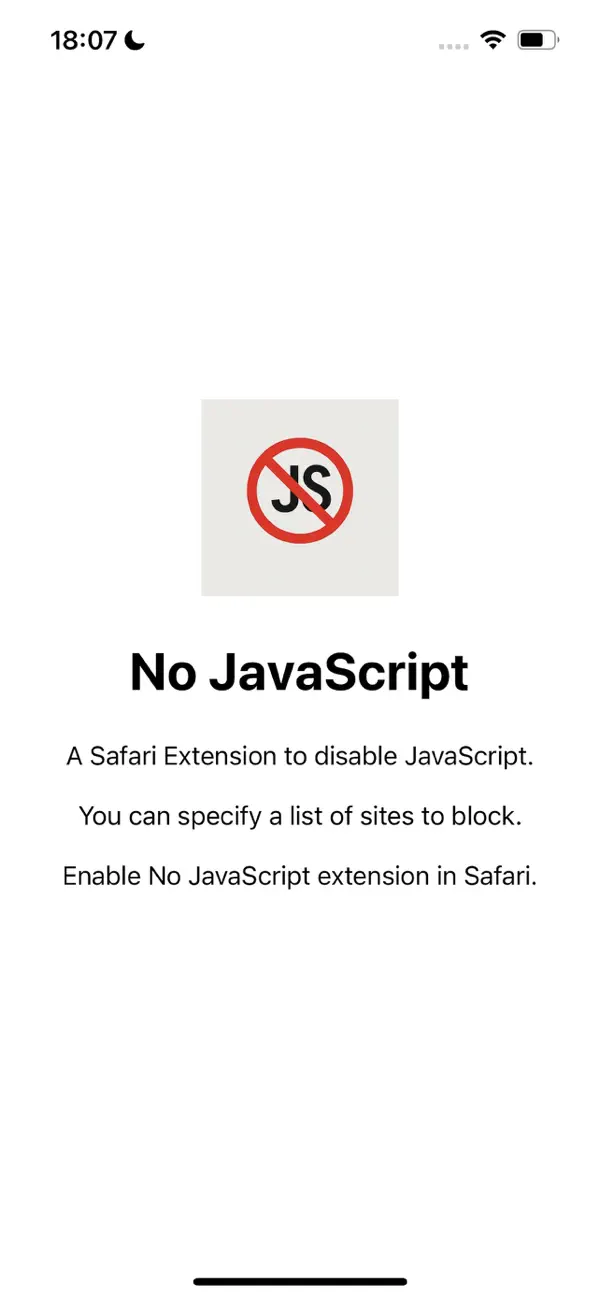 No JavaScript (iOS) By: TCool LTD.