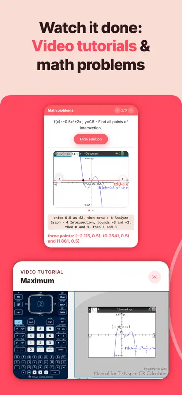 TI Nspire Graphing Calculator screenshot 5 of 6